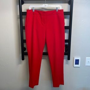 The Limited red crop pants